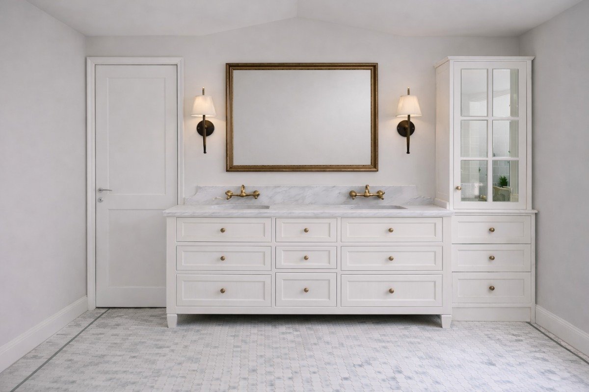 Bathroom with timeless elegance