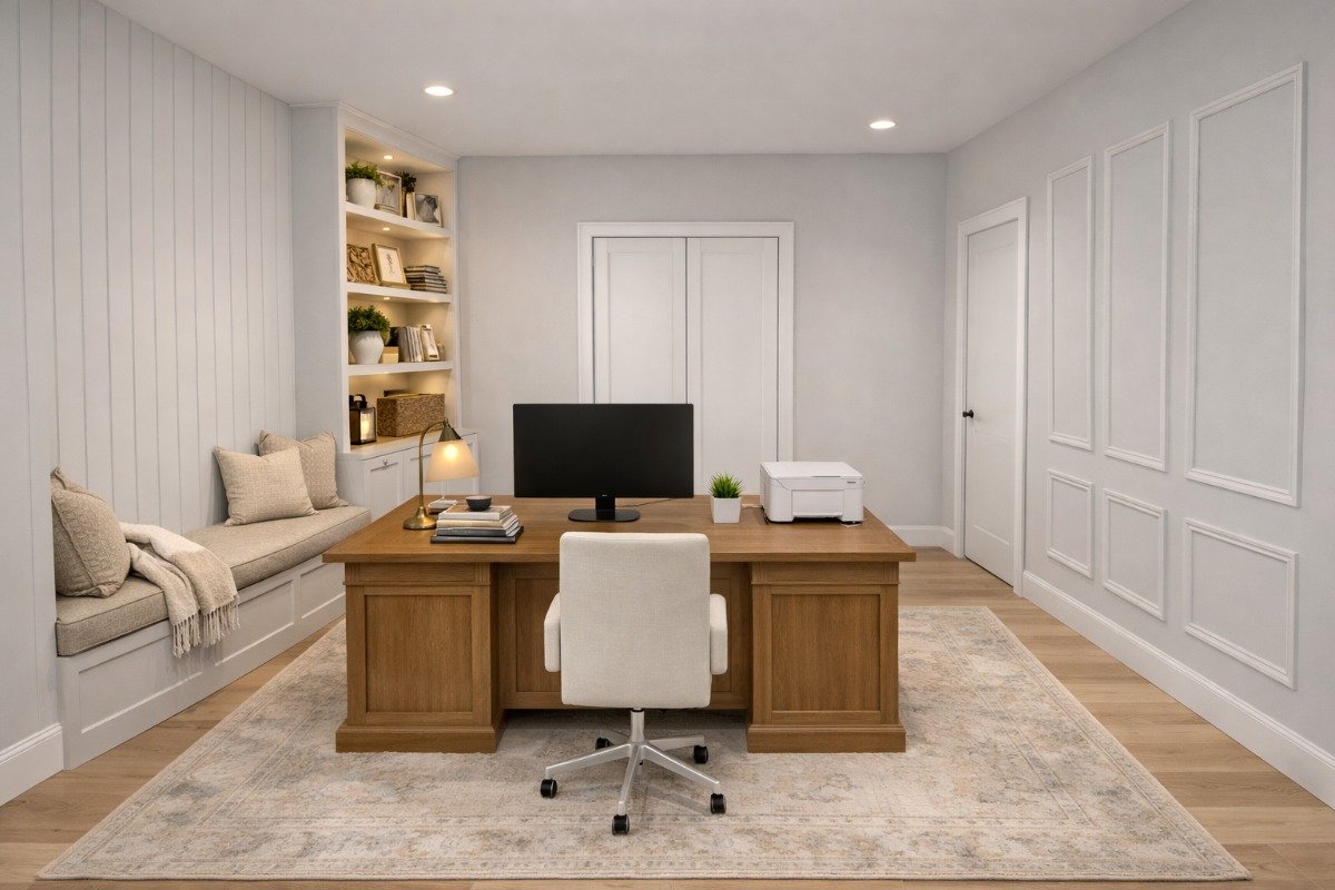 Classic traditional home office